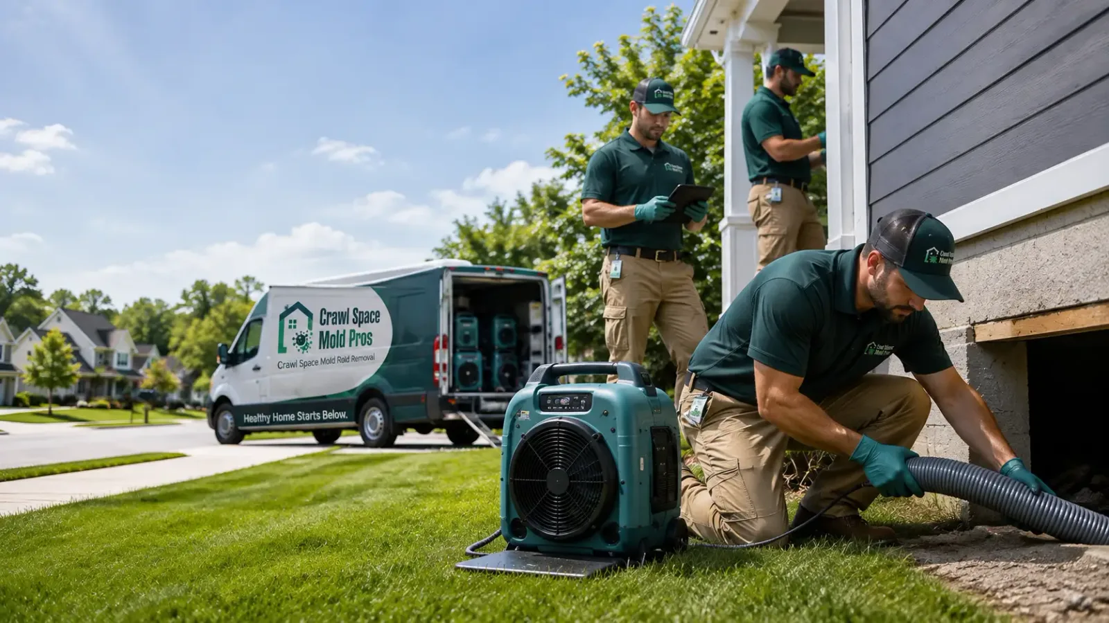 Crawl Space Mold Removal in Murdock, MN